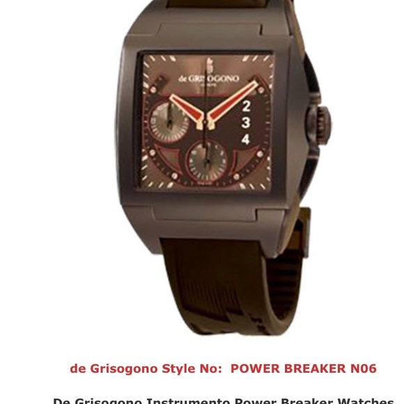 luxury watch De Grisogono Instrumento PowerBreaker - Picture 5 of 6